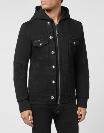 джинсовая куртка  - верхняя одежда philipp plein 