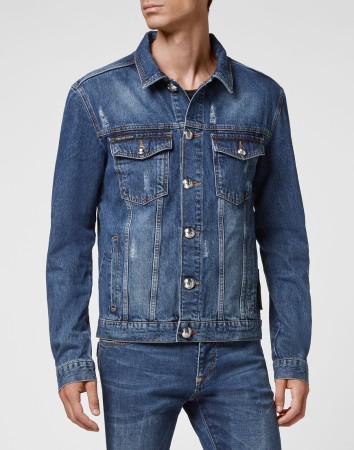 джинсовая куртка  - куртки и пуховики мужские 