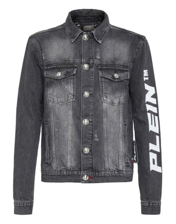 джинсовая куртка  - мужская верхняя одежда philipp plein 