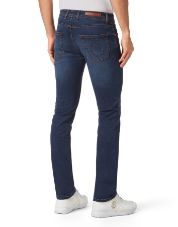 джинсы прямые  - мужские джинсы синие 