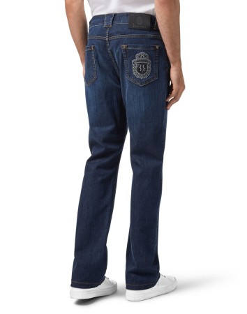 джинсы прямые  - мужские джинсы синие 