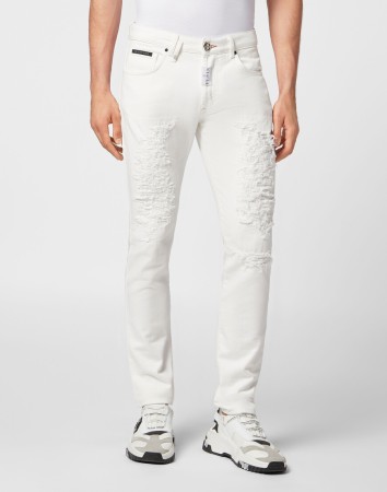 джинсы прямые  фотография