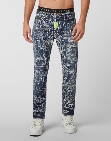 джинсы прямые  фотография