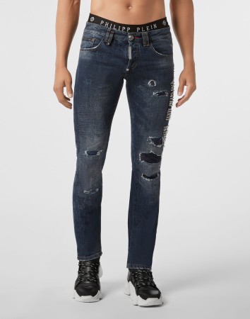 джинсы прямые  фотография