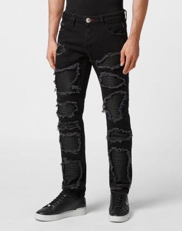 джинсы прямые  фотография