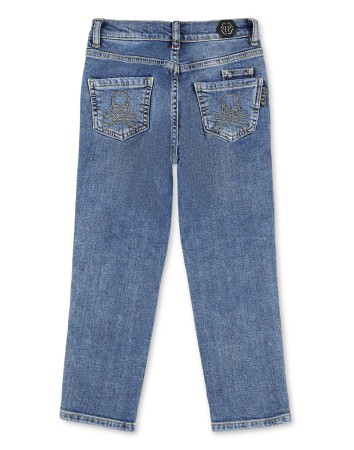 джинсы прямые  фотография