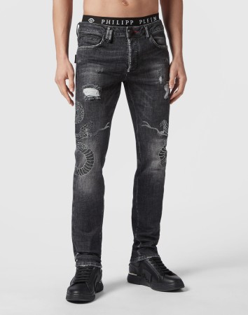 джинсы прямые  фотография