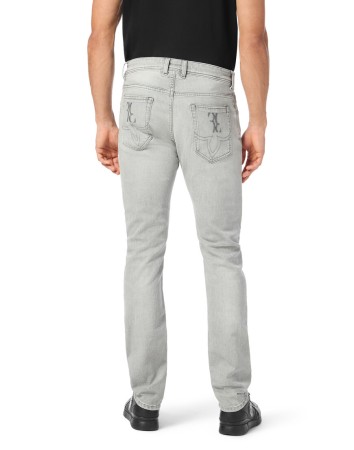 джинсы прямые  - мужские джинсы с принтом 