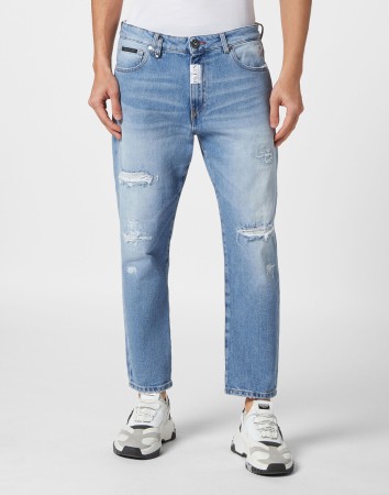 джинсы прямые  фотография