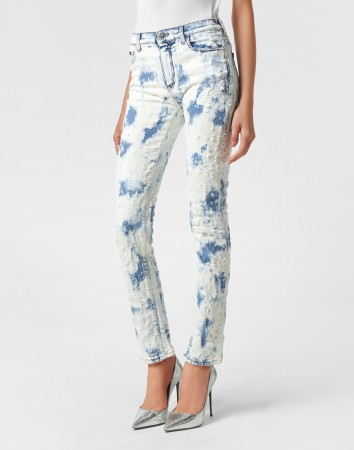 джинсы прямые  фотография