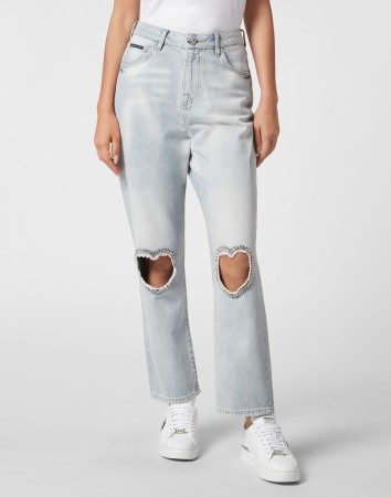 джинсы прямые  фотография