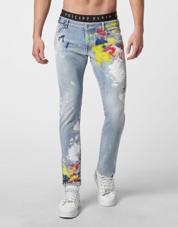 джинсы прямые  фотография