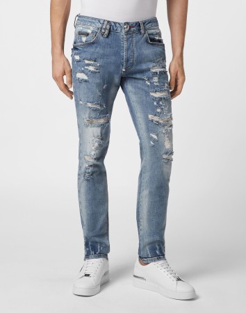 джинсы прямые  фотография