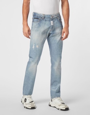 джинсы прямые  фотография