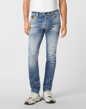 джинсы прямые  фотография