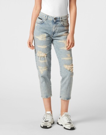 джинсы прямые  фотография