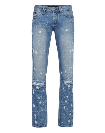 джинсы прямые  фотография