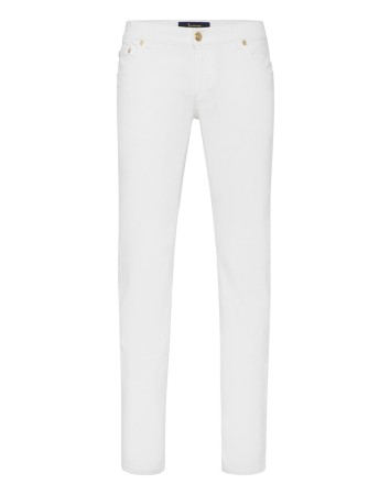 джинсы прямые  - мужская одежда, обувь и аксессуары белая 