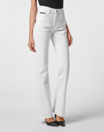 джинсы с высокой посадкой  фотография