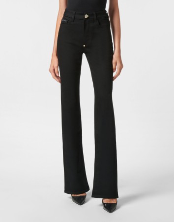 джинсы с высокой посадкой  фотография