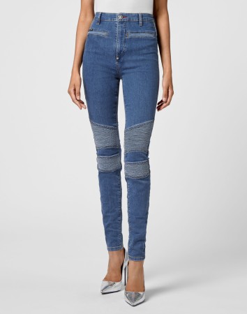 джинсы с высокой посадкой  фотография