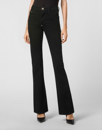 джинсы с высокой посадкой  фотография