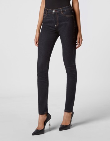 джинсы с высокой посадкой  фотография