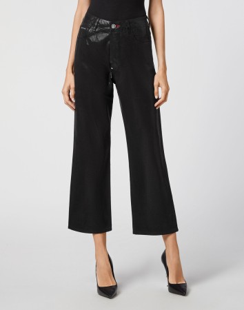 джинсы с высокой посадкой  фотография