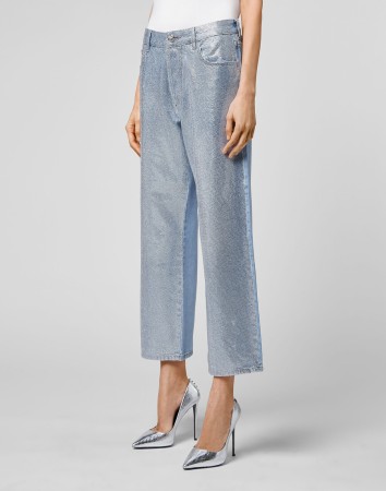 джинсы с высокой посадкой  фотография