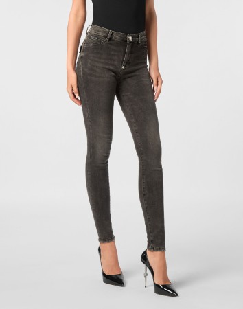 джинсы с высокой посадкой  фотография