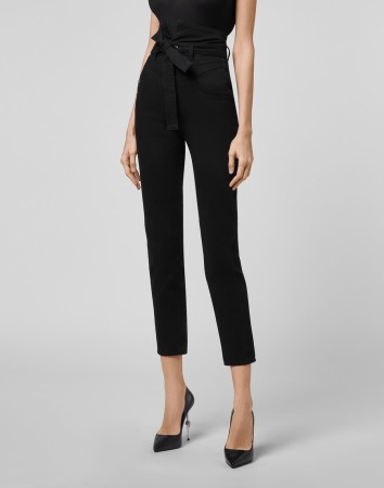 джинсы с высокой посадкой  фотография