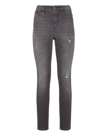 джинсы с высокой посадкой  фотография