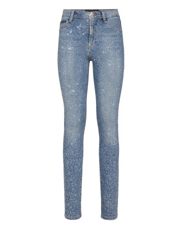 джинсы с высокой посадкой  фотография