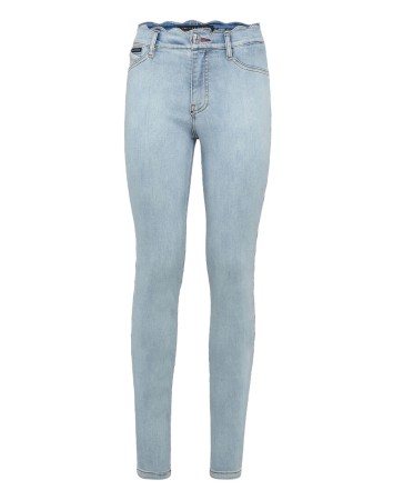 джинсы с высокой посадкой  фотография