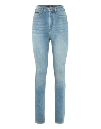 джинсы с высокой посадкой  фотография