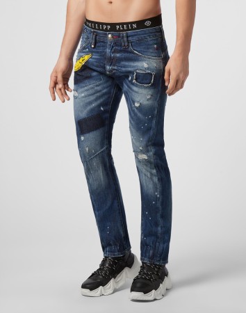 джинсы зауженные  фотография