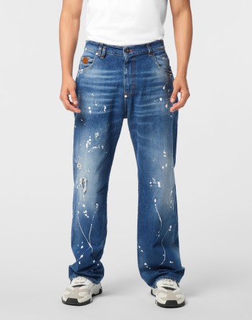 джинсы зауженные  фотография