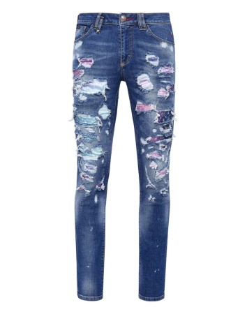 джинсы зауженные  фотография