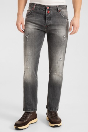 джинсы  - мужская одежда стальная 