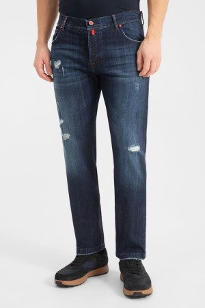 джинсы  - мужская одежда стальная 