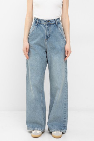 джинсы  - женские джинсы из натуральной кожи 