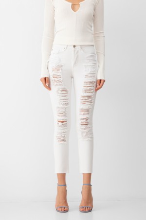 джинсы  - женская одежда зауженная 