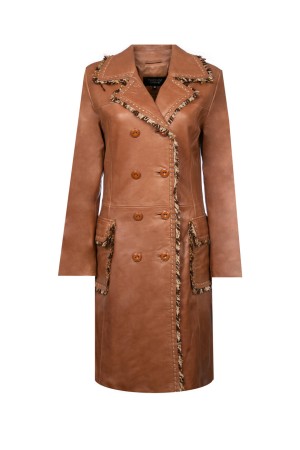 френч  - женская верхняя одежда с бахромой 