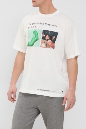 футболка dolce&gabbana модель из коллекции italian holiday - мужская одежда dolce & gabbana 