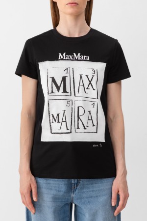 футболка maxmara модель из сезонной коллекции estate ’25 - женские футболки и поло max mara 