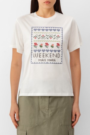 футболка maxmara - женские футболки и поло прямоугольные 