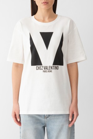 футболка  - женская одежда valentino 