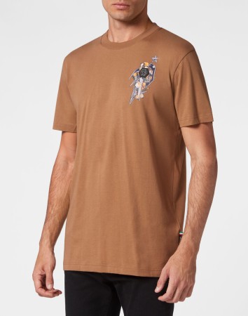 футболка  - мужские футболки коричневые 