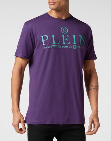 футболка  - мужская одежда сиреневая 