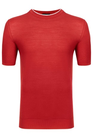 футболка  - мужская одежда плетеная 